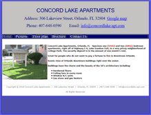 Tablet Screenshot of concordlake-apt.com